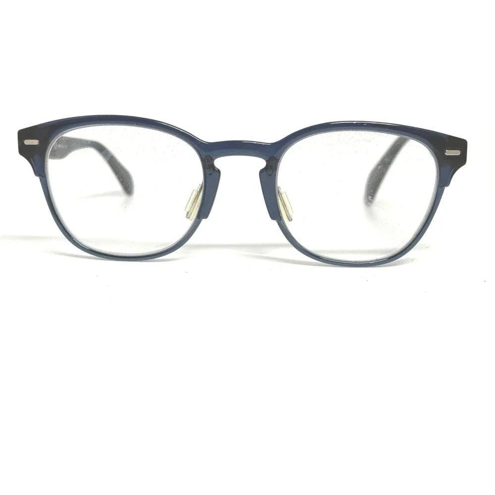 Marchon NYC M-3802 412 Blue Eyeglasses Frames 49-20-145 Italy Made‎ 22435